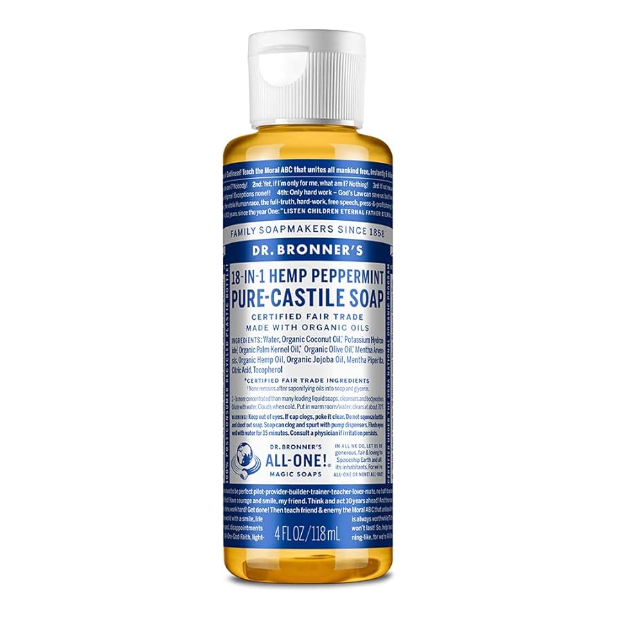 Dr. Bronner's ペパーミント石鹸 3,776ml dr-bronners-pure-castile-